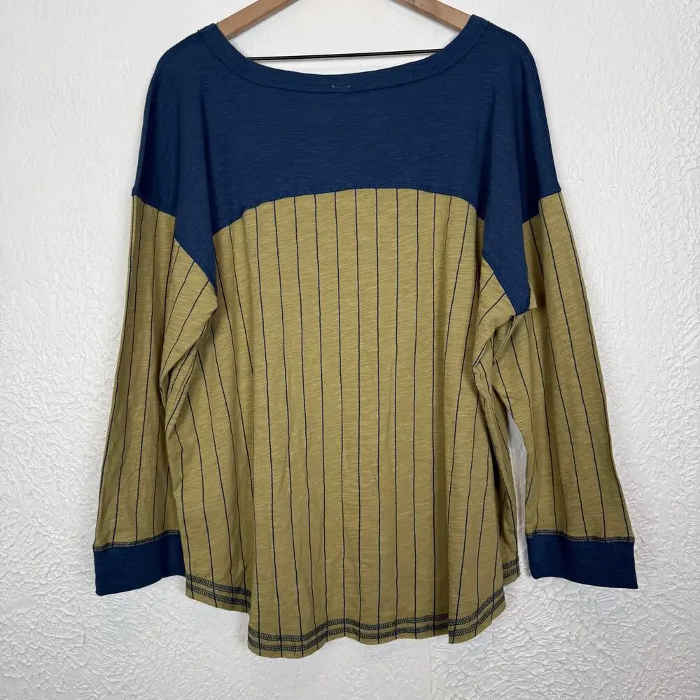 Free People Ragabond Rebel Heart Striped Pullover NWT Size Medium - Picture 3 of 5